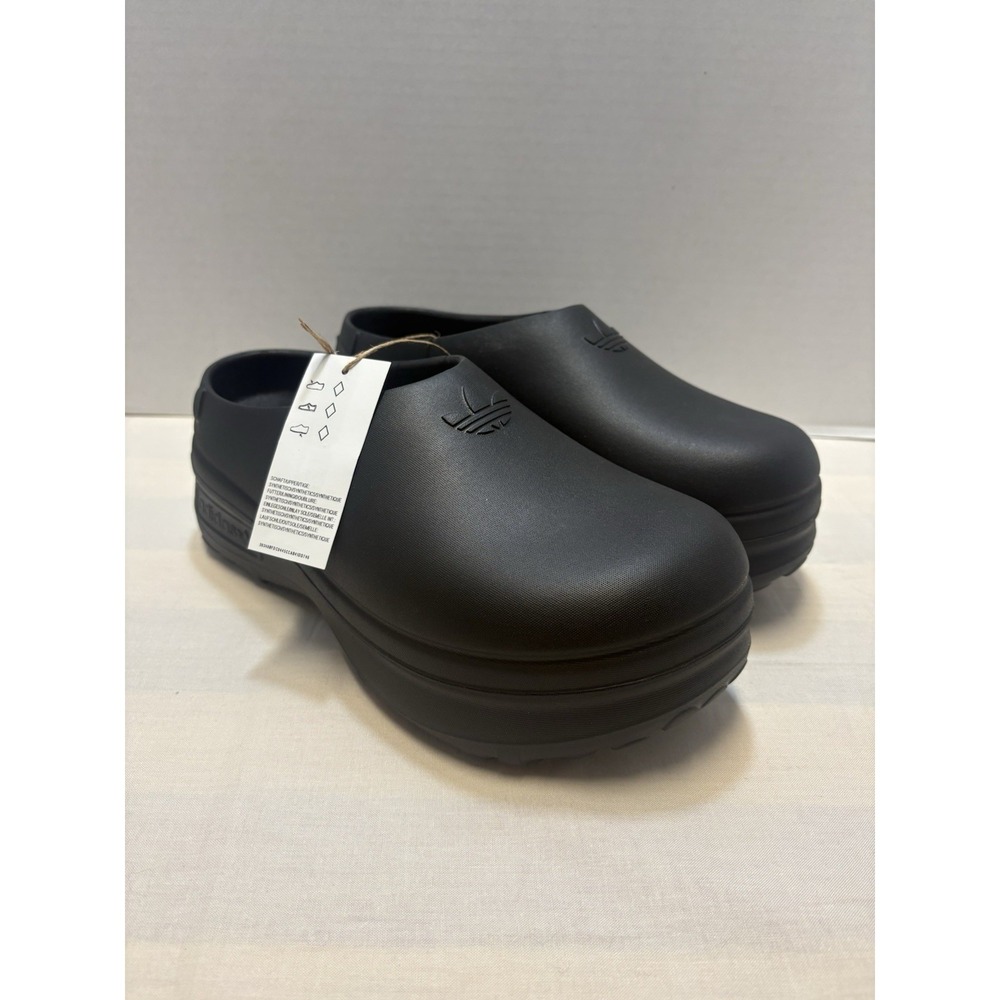 NEW Adidas Adifom Stan Smith Mule Shoes Womens Size 8 Slip On Shoe Black IE4626